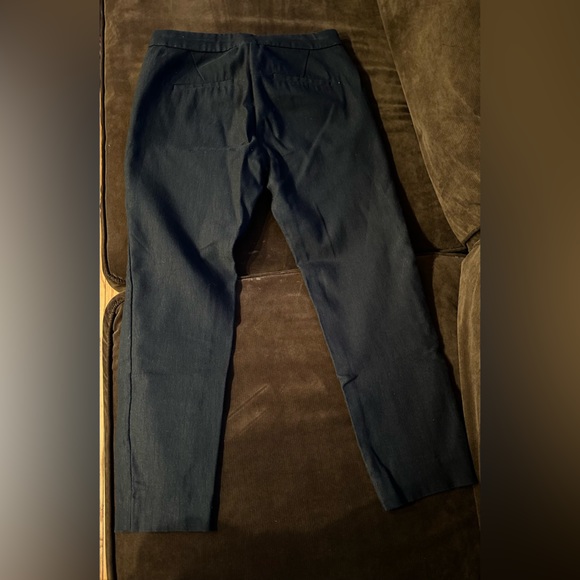 J. Crew Ryder Black Skinny Fit Pants Sz 4P. Closures 1 Button Zipper & 2 Hooks - Picture 6 of 12